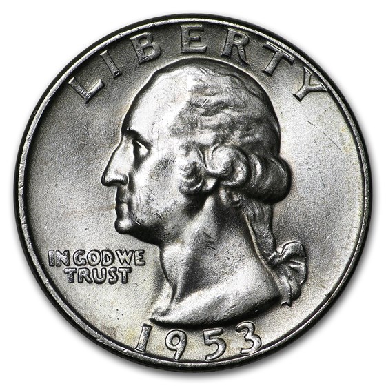 1953-D Washington Quarter BU 1953-D Washington Quarter BU
